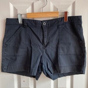 BUM EQUIPMENT NAVT BLUE CARGO SHORTS SIZE 14